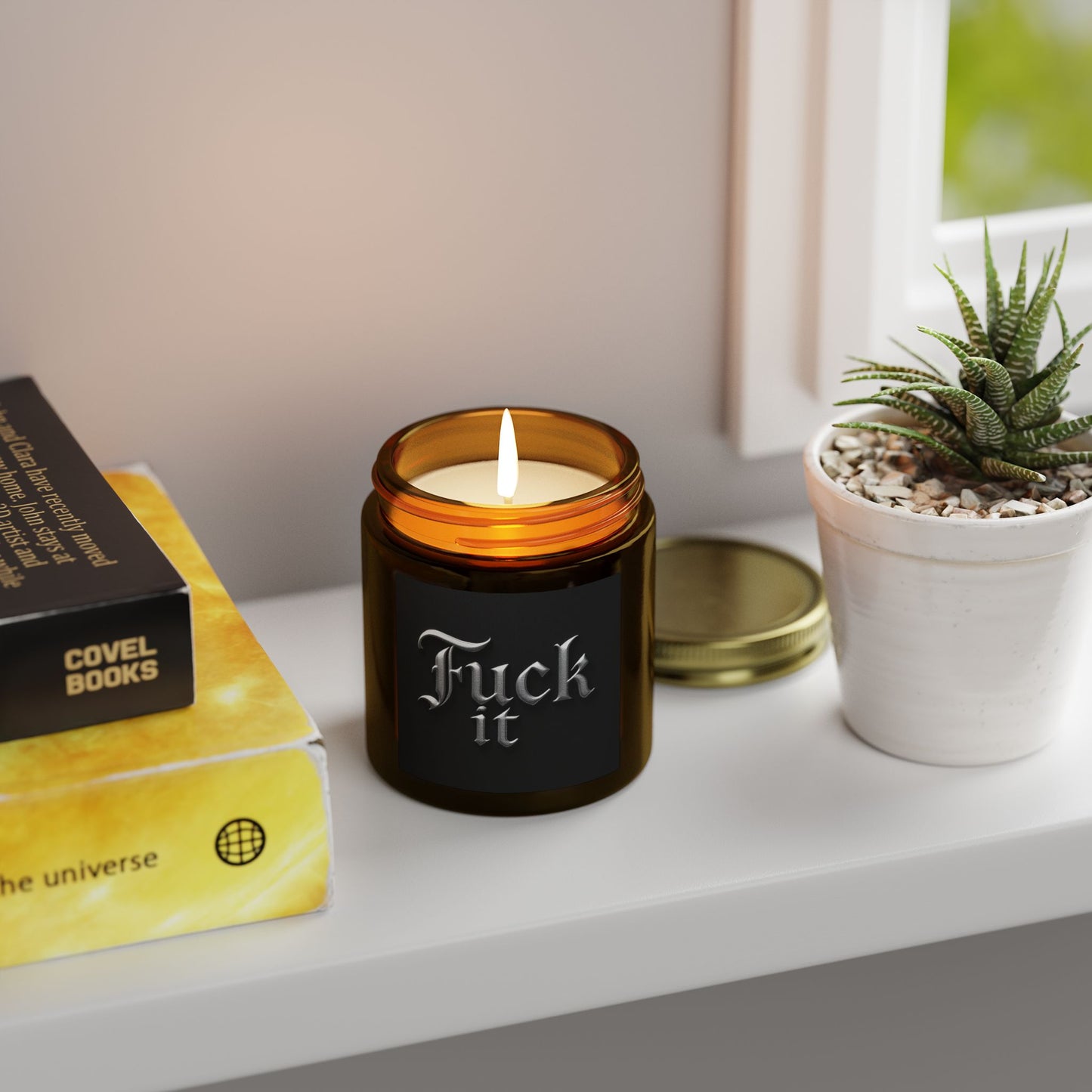 Problem Solved Fuck It  Scented Candle (4oz, 9oz)