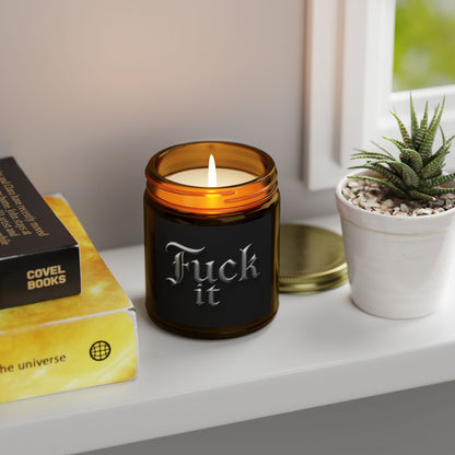 Problem Solved Fuck It  Scented Candle (4oz, 9oz)