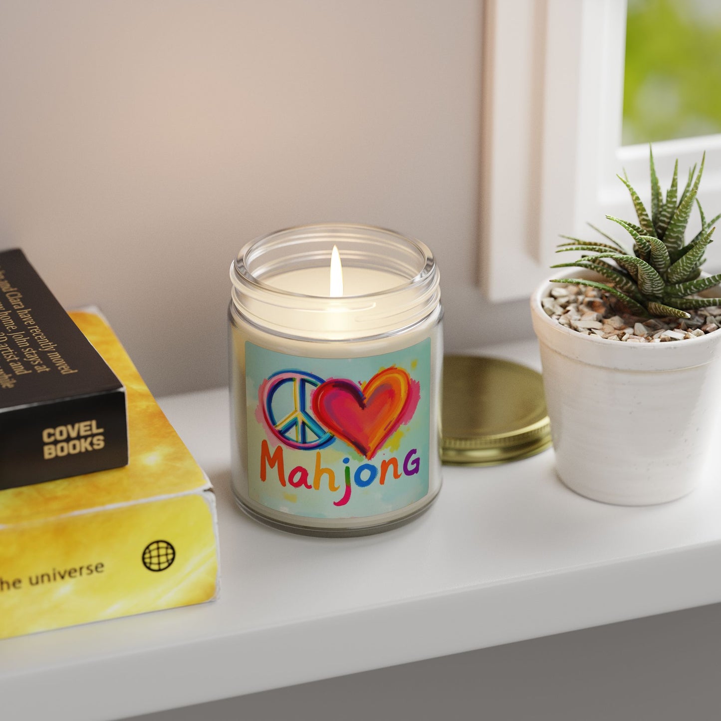 Peace Love Mahjong Scented Candle (4oz, 9oz)
