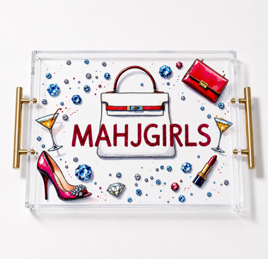 Mahgirls Mahjong Acrylic Tray