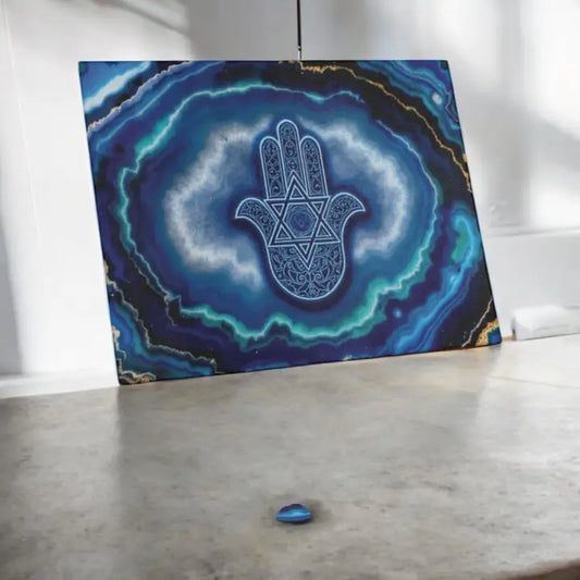 Hamsa Star Of David Judaica Cutting Board