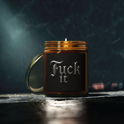 Problem Solved Fuck It  Scented Candle (4oz, 9oz)