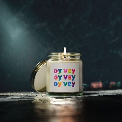 Oy Vey Judaica  Scented Candle (4oz, 9oz)