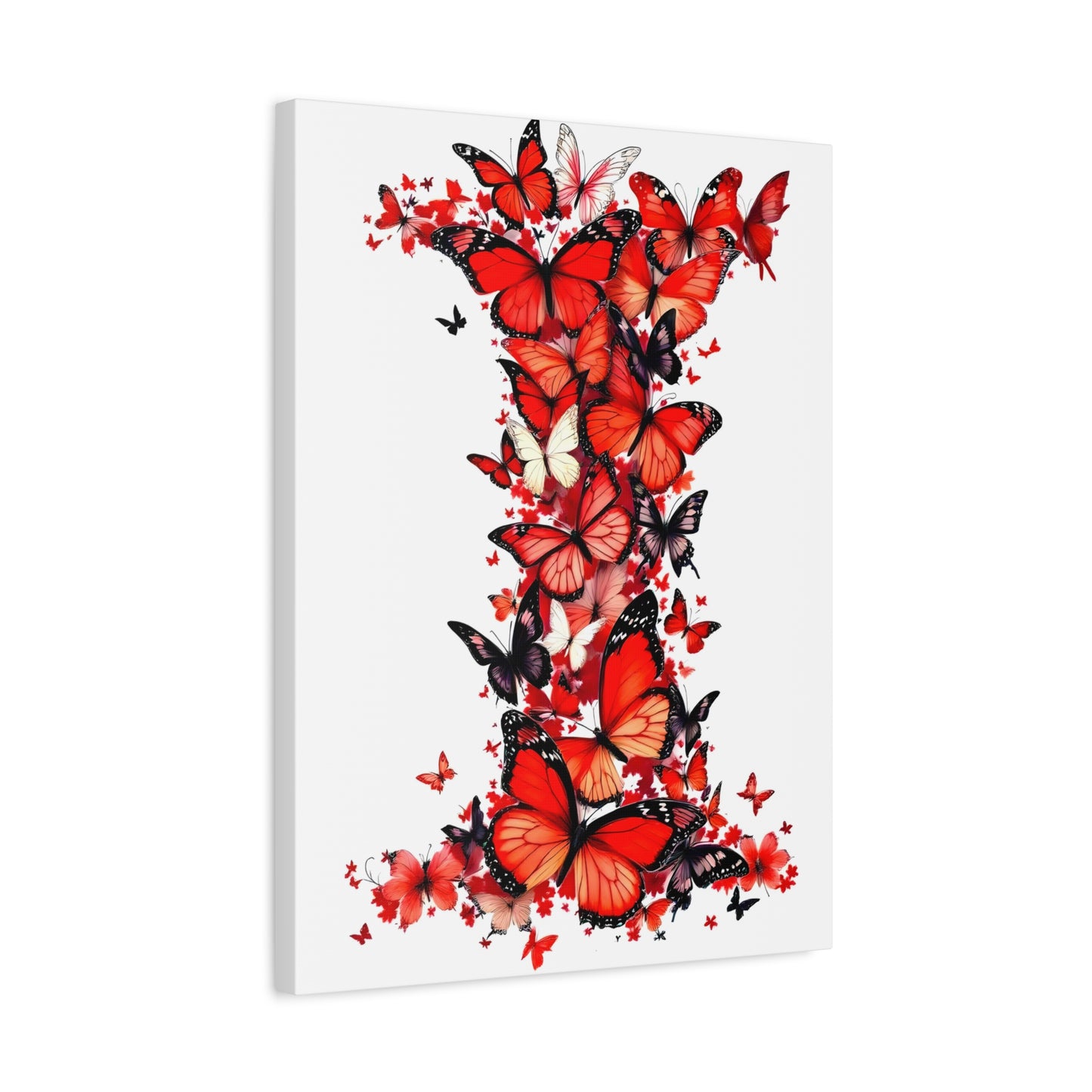 Indiana University Butterfly Art  Canvas Wall Art