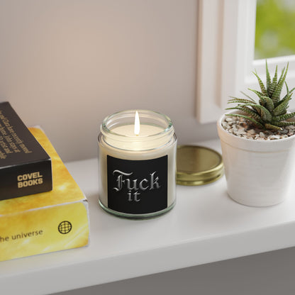 Problem Solved Fuck It  Scented Candle (4oz, 9oz)