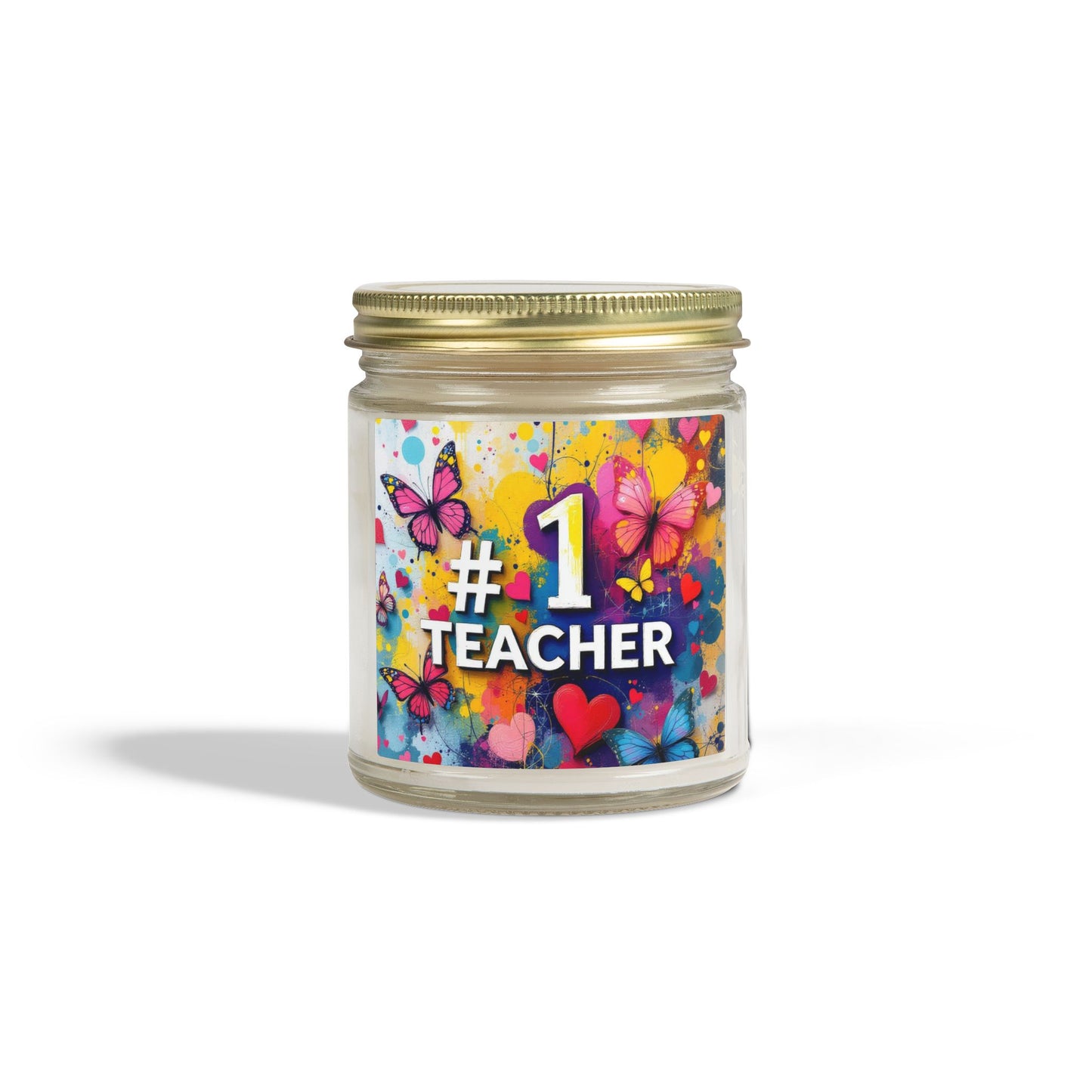 No.1 Teacher Gift Scented Candle (4oz, 9oz)