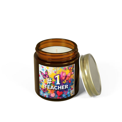 No.1 Teacher Gift Scented Candle (4oz, 9oz)