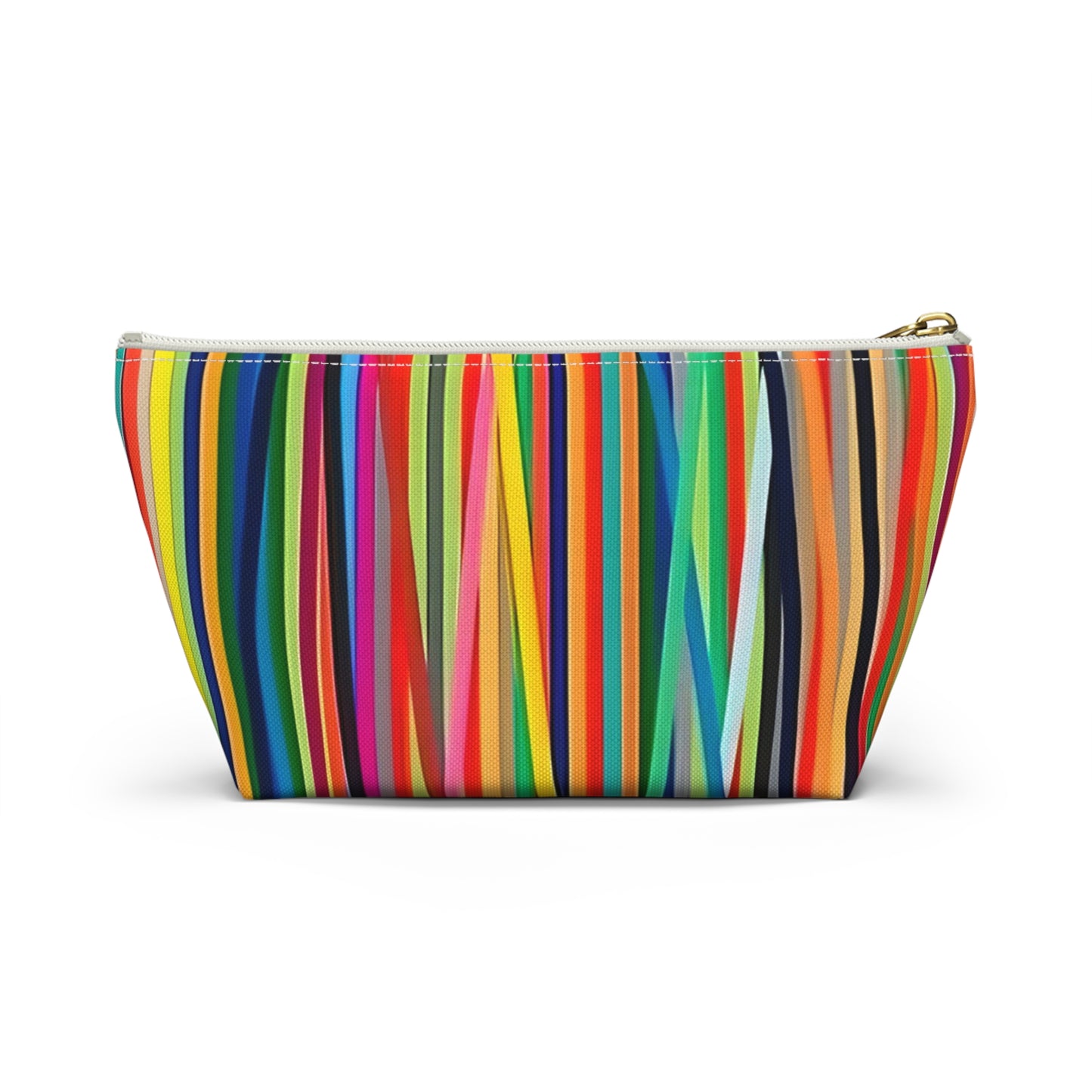 Abstract Linear Colorful Lines cosmetic Makeup Case Accessory Pouch