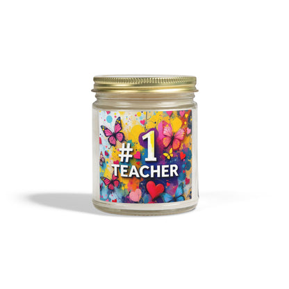 No.1 Teacher Gift Scented Candle (4oz, 9oz)
