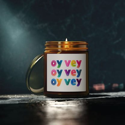 Oy Vey Judaica  Scented Candle (4oz, 9oz)