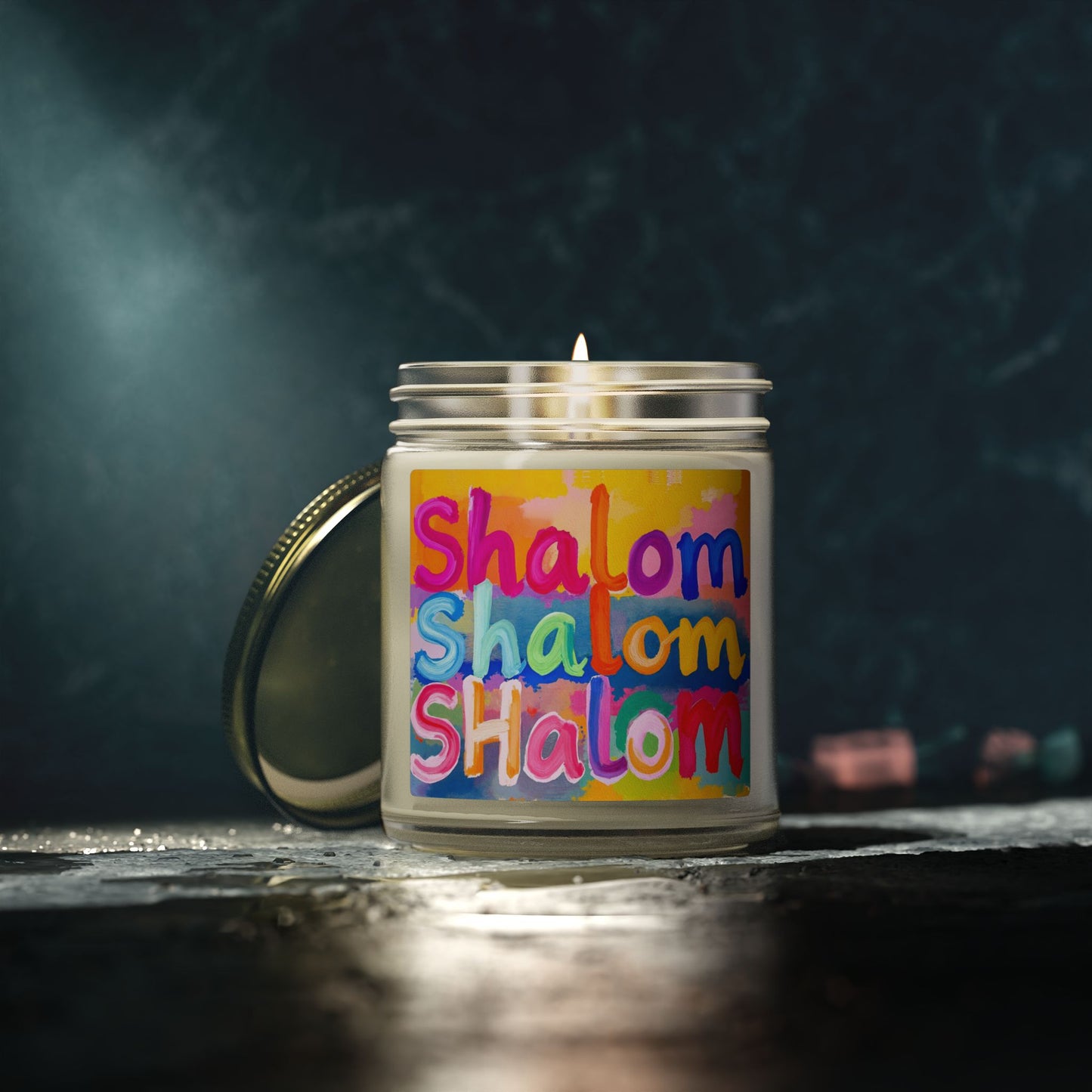 Shalom Judaica  Scented Candle (4oz, 9oz)