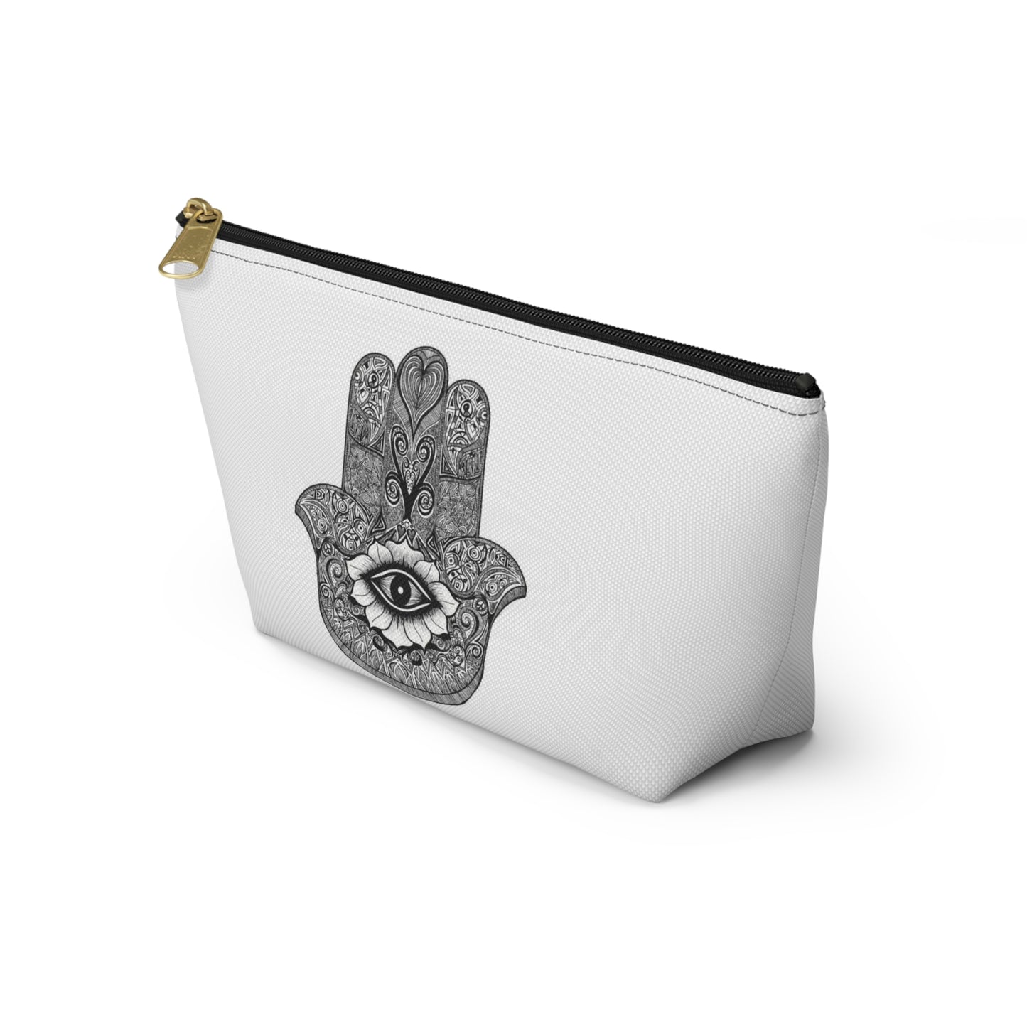 Hamsa Good Luck  Makeup Case Cosmetic Bag Travel Pouch Accessory Pouch