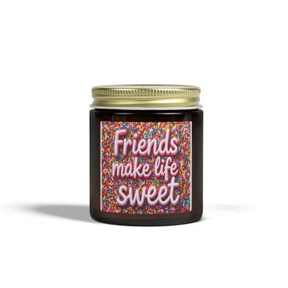 Friends Make Life Sweet Sprinkles Scented Candle (4oz, 9oz)