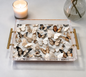 Neutral Butterflies Acrylic Tray