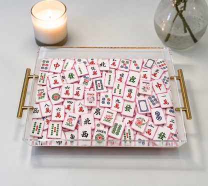 Mahjong Tiles Acrylic Tray