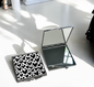 Black And White Hearts Compact Mirror