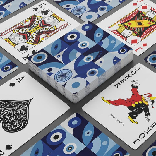 Gorgeous Evil Eye Canasta Game Player Cards