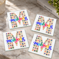 M Is For Mahjong Coaster Set
