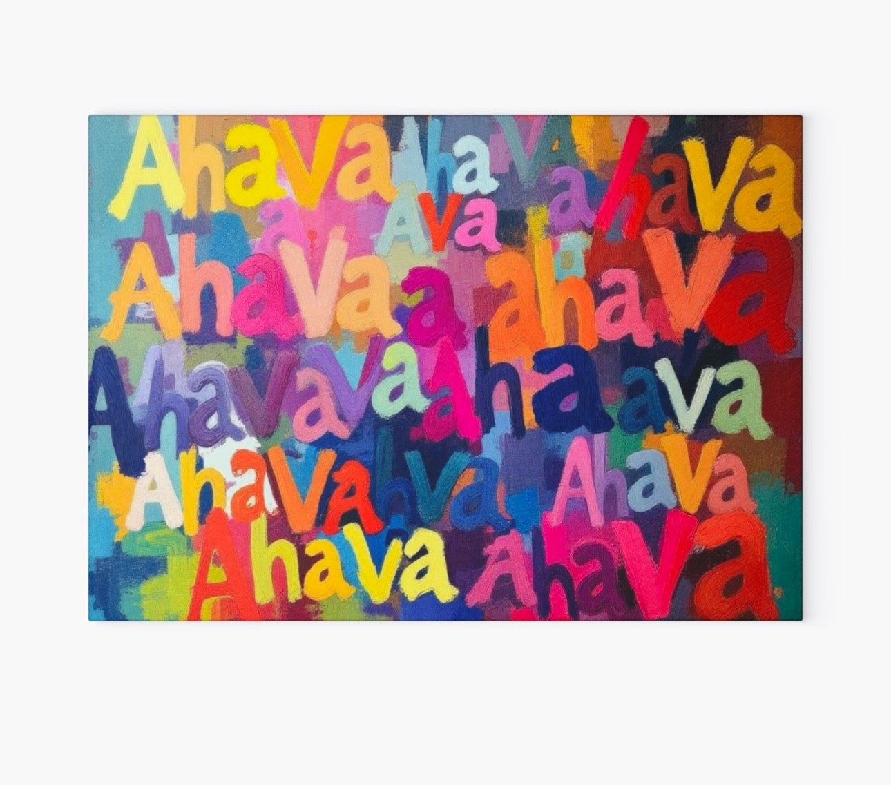 Ahava Love Art Cutting Board