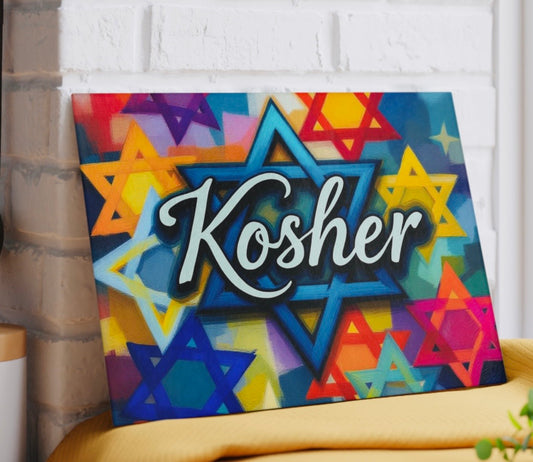 Kosher Judaica Candle Board Cutting Board