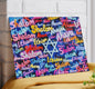 Ahava Shalom Collage Cutting Board