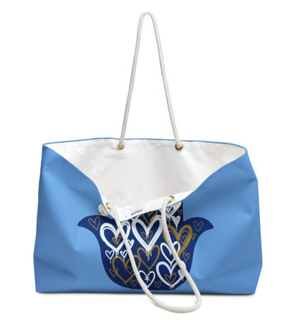 Hamsa Hearts Tote Bag