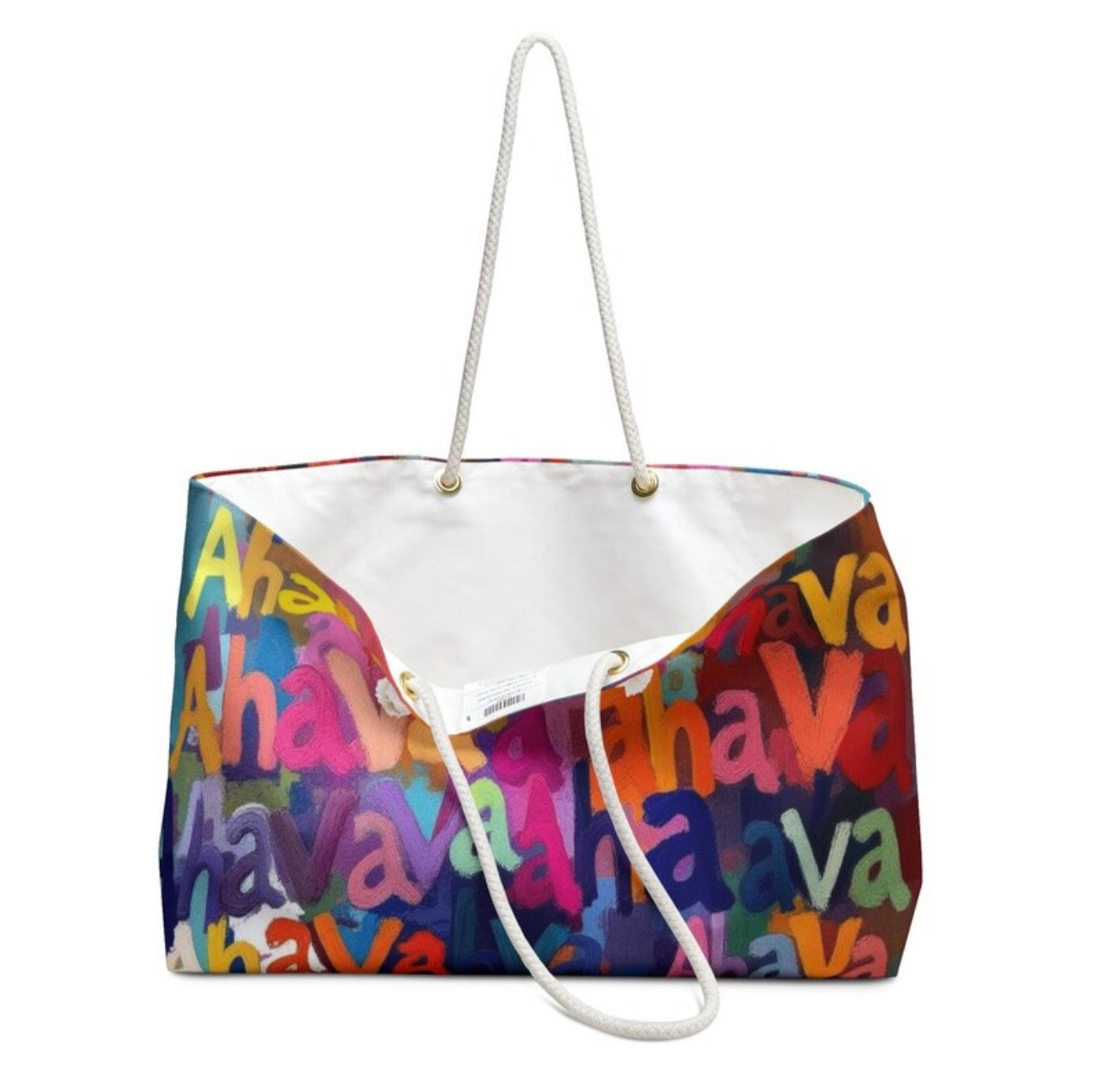 Ahava Art Judaica Tote Bag