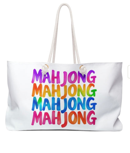 Mahjong Lover Tile Tote Bag Travel