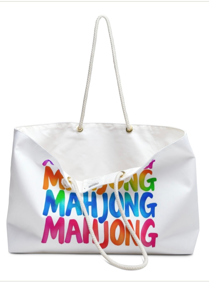 Mahjong Lover Tile Tote Bag Travel