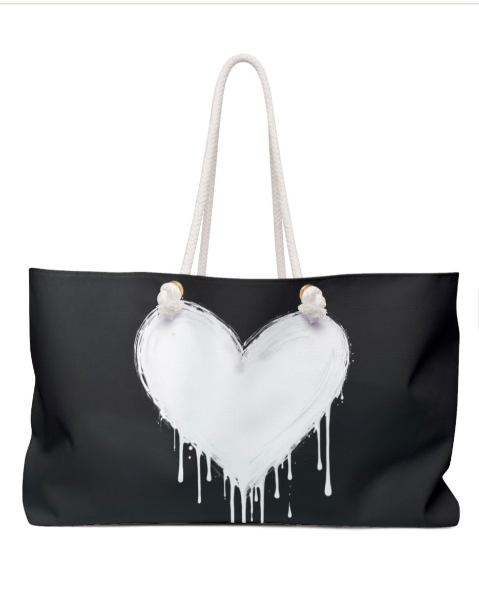 Modern Heart Tote Bag
