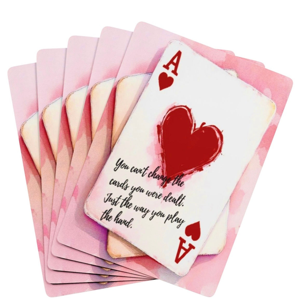 You Can’t Change The Cards Inspirational Canasta deck Of Playing Cards
