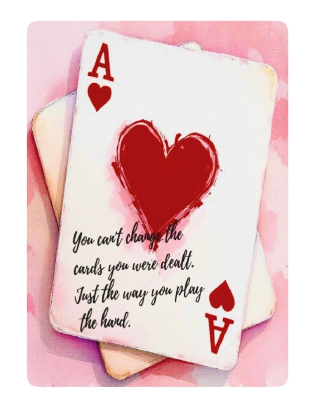 You Can’t Change The Cards Inspirational Canasta deck Of Playing Cards