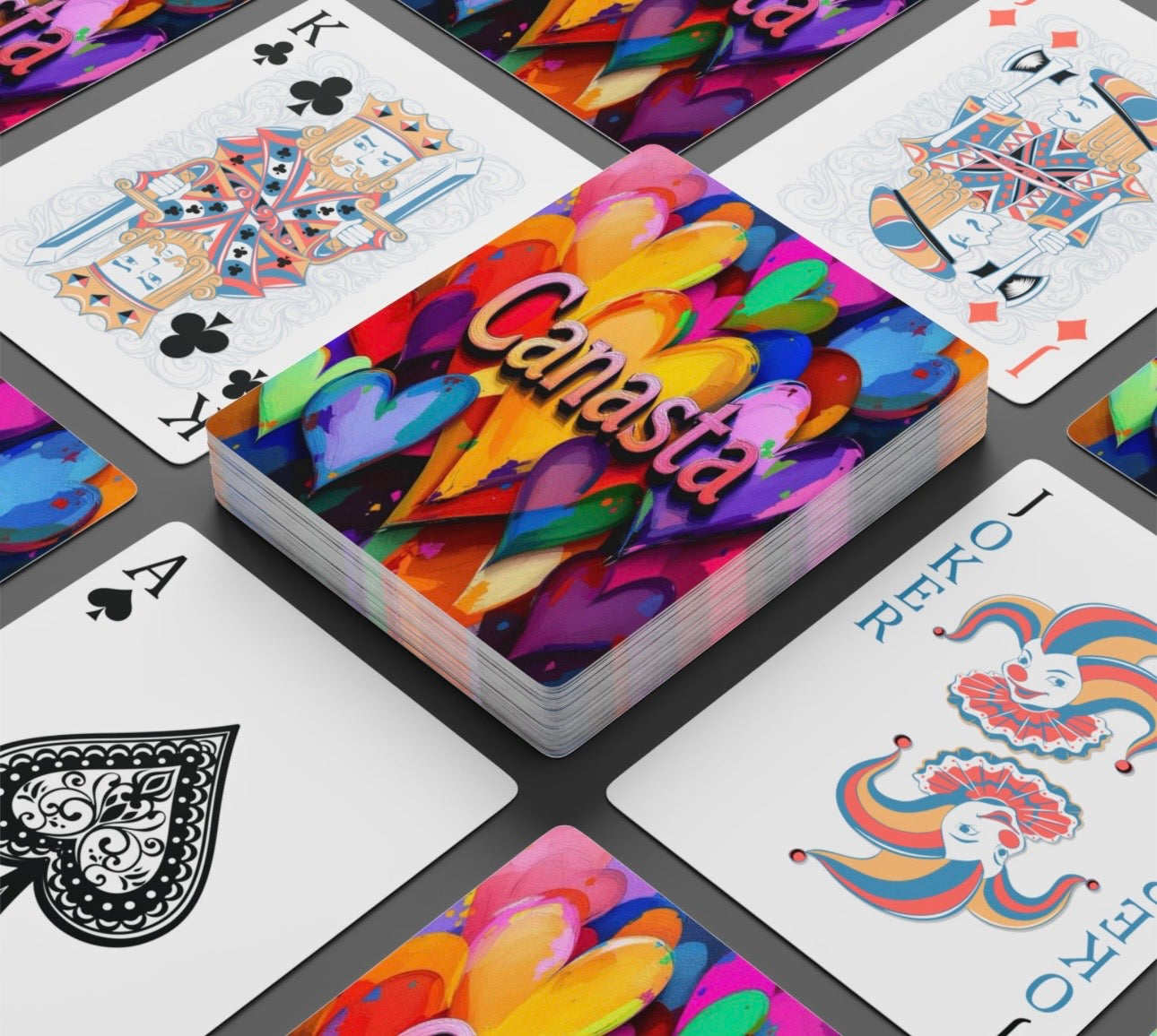 Canasta  Hearts Deck Of Playing Cards