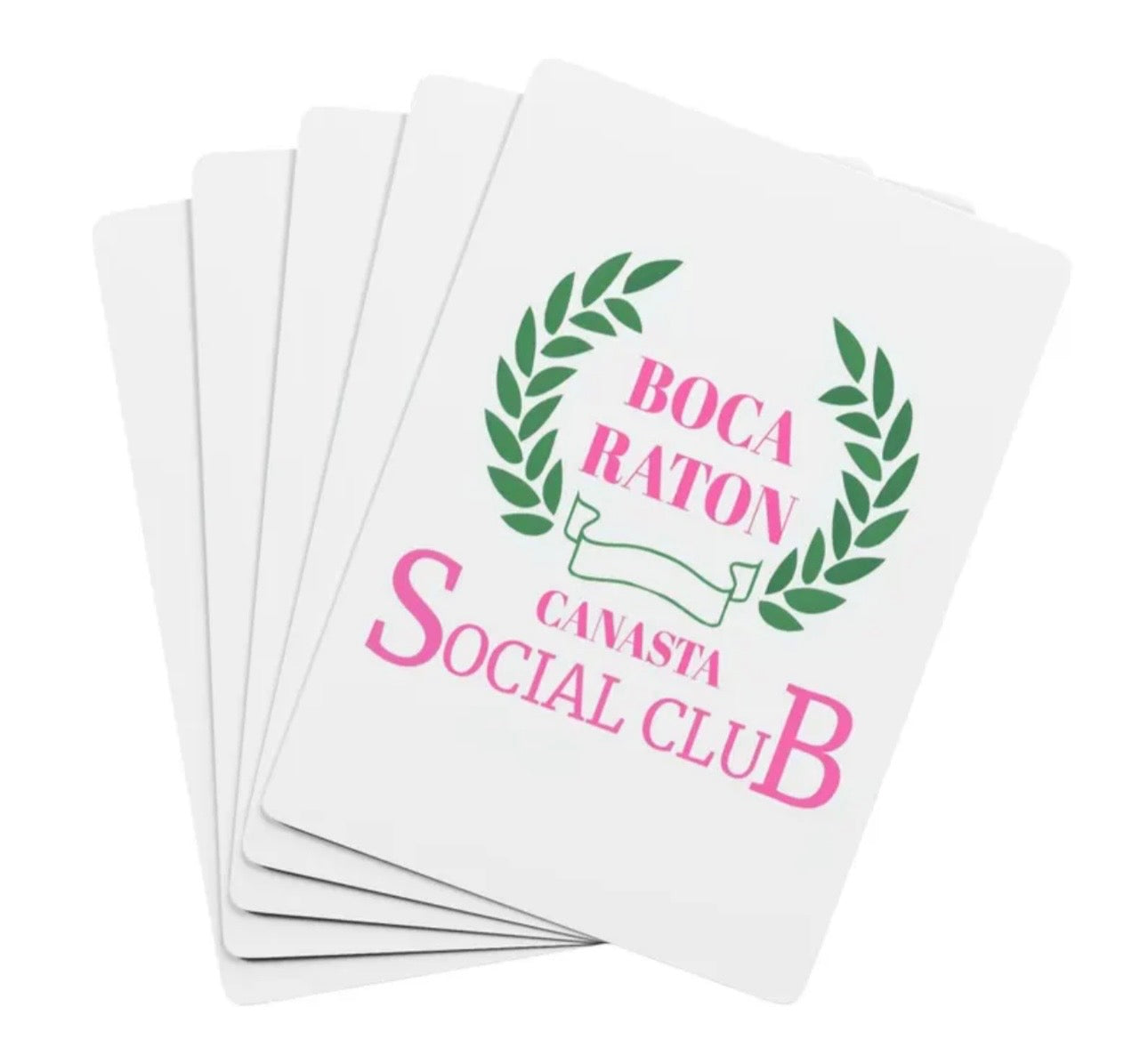 Boca Raton Social Club Deck Of Playing Cards