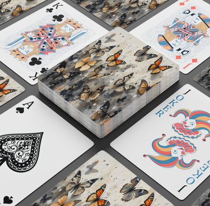 Elegant Butterfly Deck Of Playing Cards
