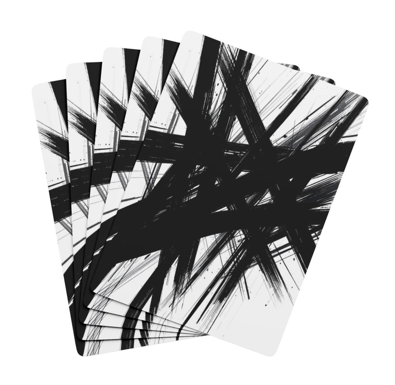 Modern Abstract Art Deck Of Playing Cards