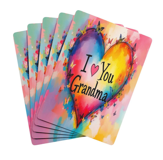 I Love You Grandma Deck Of Playing Cards