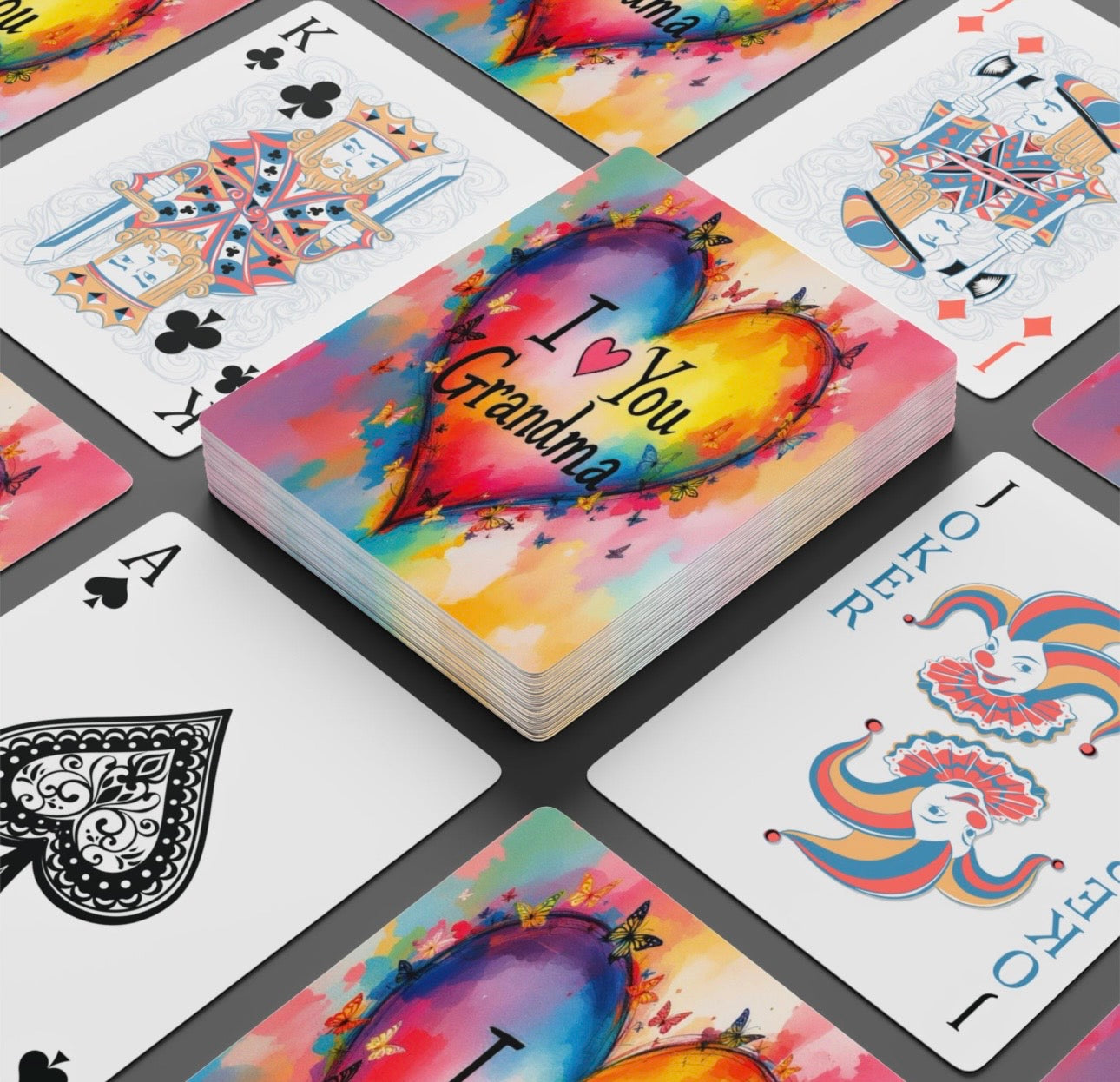 I Love You Grandma Deck Of Playing Cards