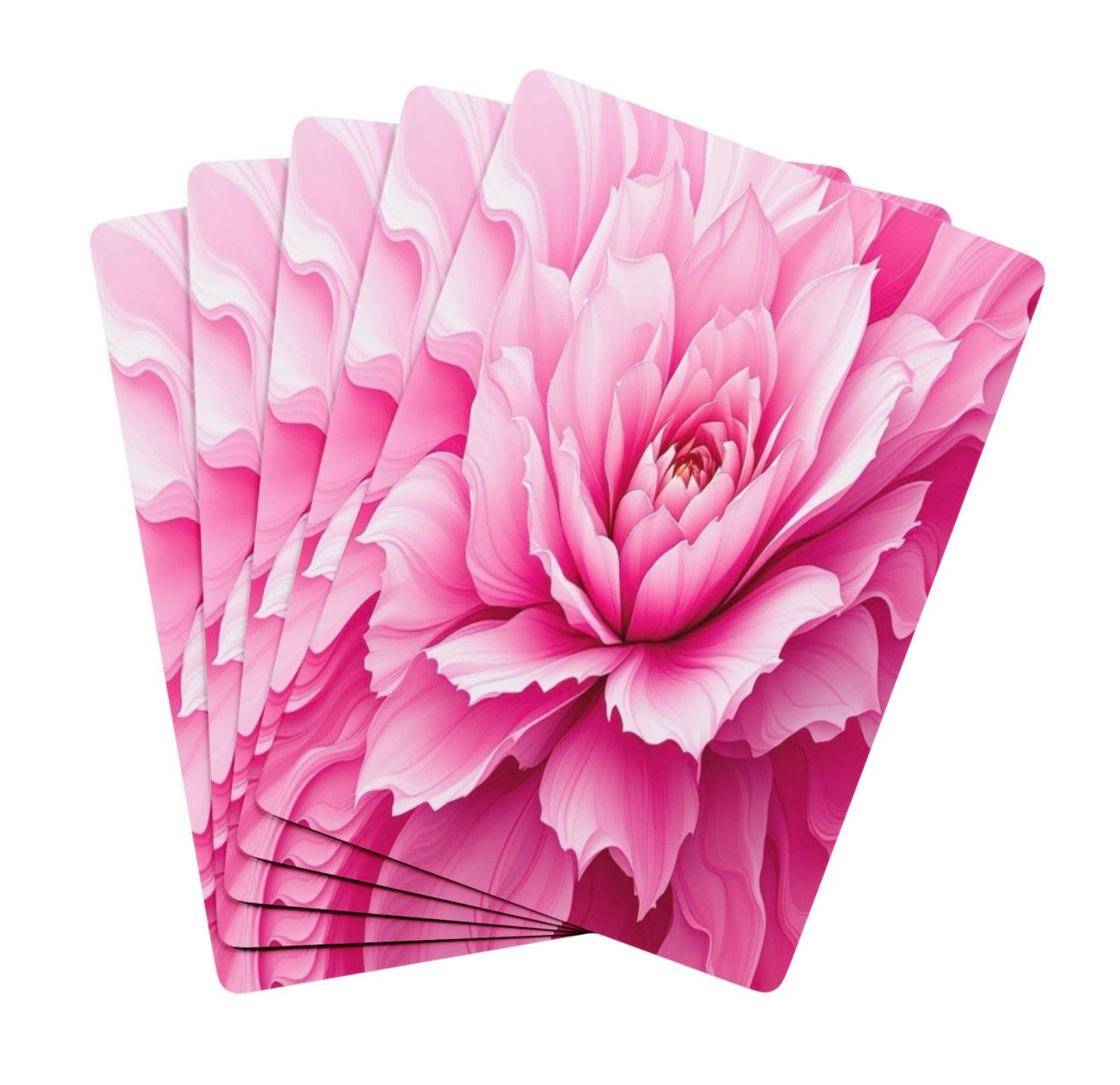 Flower Art Deck Of Playing Cards