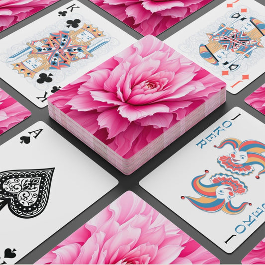 Flower Art Deck Of Playing Cards
