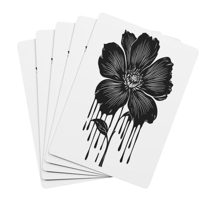 Abstract Flower Deck Of Playing Cards
