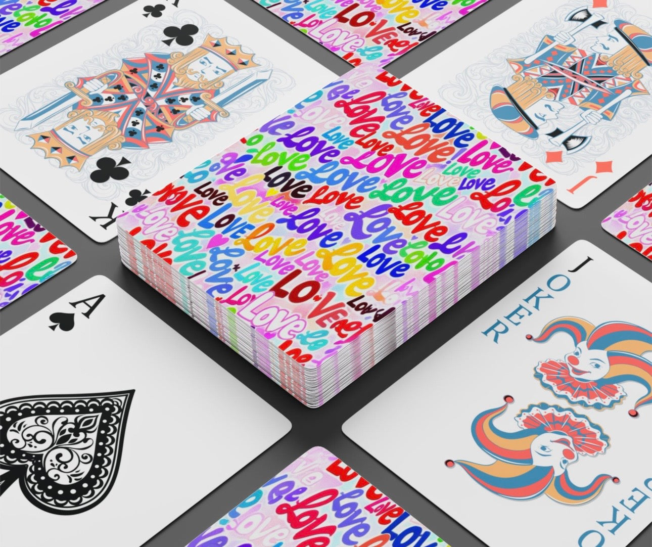 Love Collage Deck Of Playing Cards