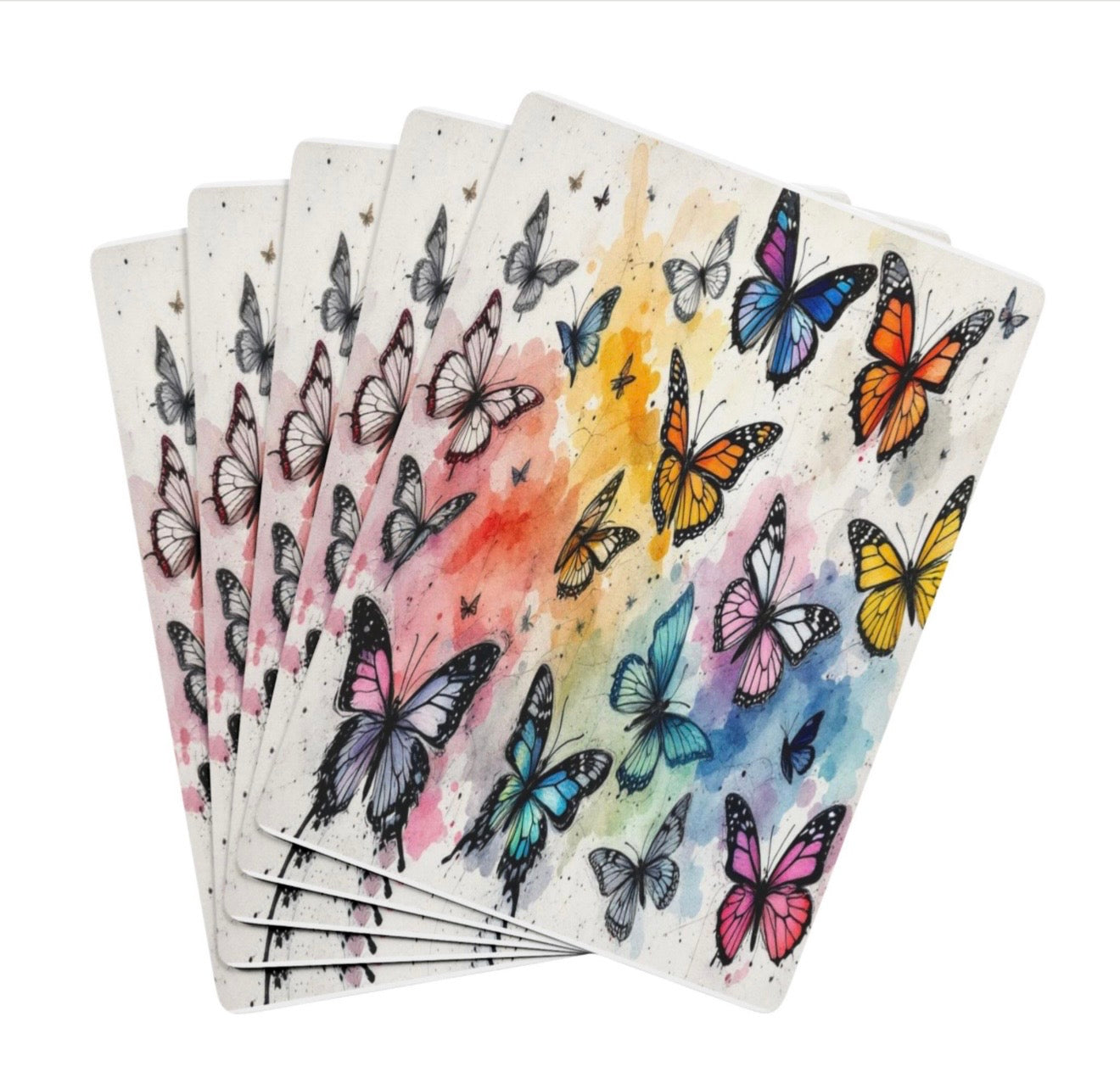 Is So Pretty Butterfly Canasta Deck Of Playing Cards