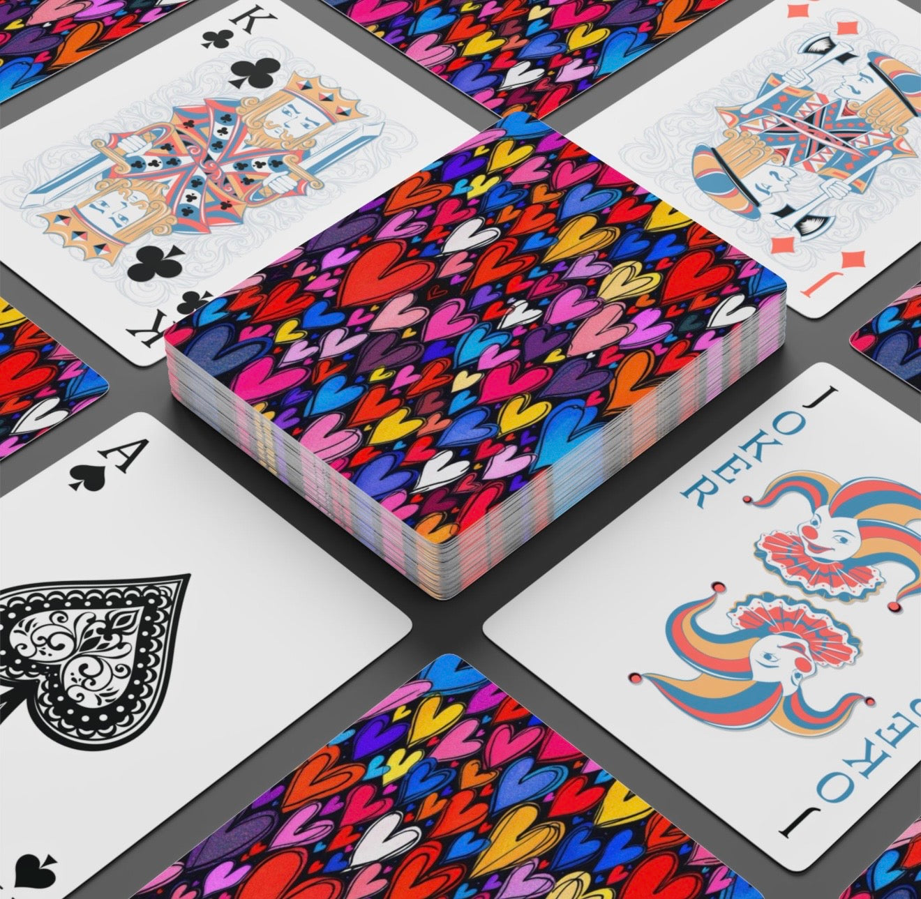Hearts and Hearts Canasta Deck Of Playing Cards