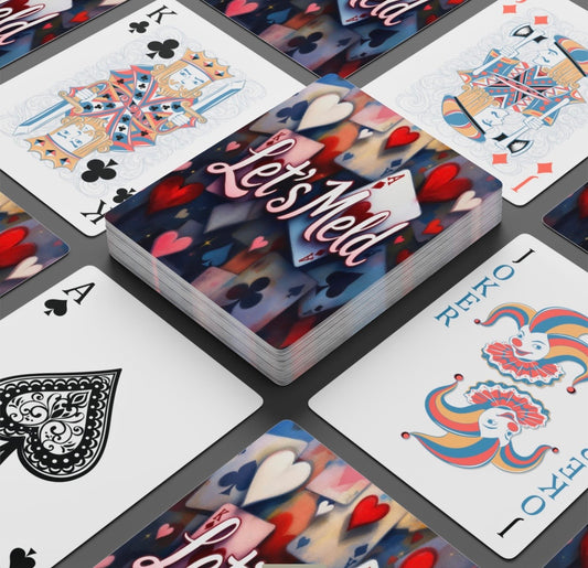 Let’s Meld Canasta  Deck Of Playing Cards