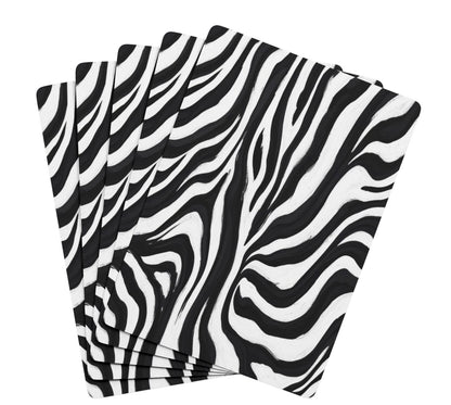 Zebra Art Canasta Deck Of Playing Cards