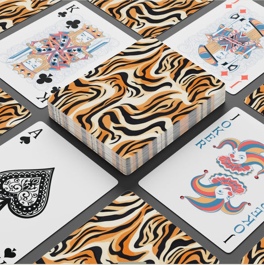 Animal Print Art Canasta Deck Of Playing Cards