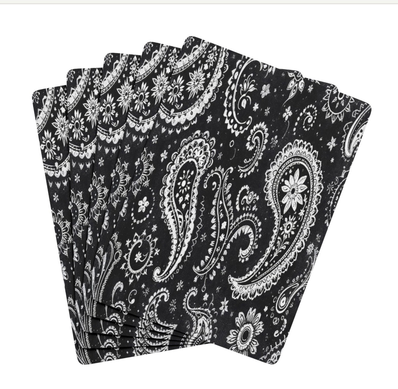 Paisley Bandana Canasta Deck Of Playing Cards