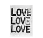 Love Love Love Crystal Block Table Decor