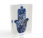 Hamsa Graffiti Hearts Crystal Bloc Table Decor